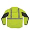 Ergodyne Jacket, Sherpa; Polyester, Class 2 Type R, Lime, 4XL 8275 - alternate 8